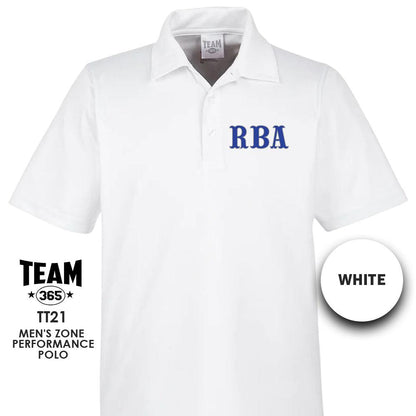 RBA Baseball 2024 EDITION - Men's Command Snag Protection Polo - MULTIPLE COLORS - 83Swag