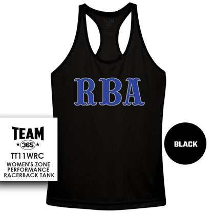 RBA Baseball 2024 Edition - Performance Women’s Racerback T - MULTIPLE COLORS AVAILABLE - 83Swag