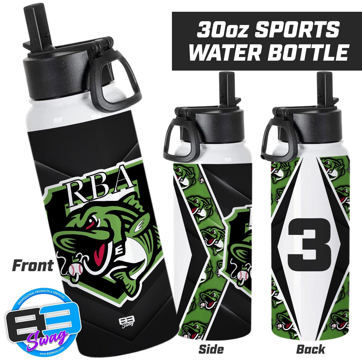 RBA Stripers Baseball - 30oz Sports Tumbler - 83Swag