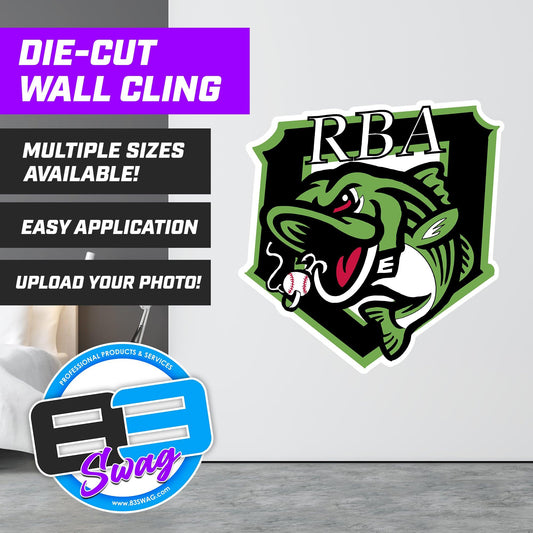 RBA Stripers Baseball Custom Die-Cut Wall Cling - 83Swag