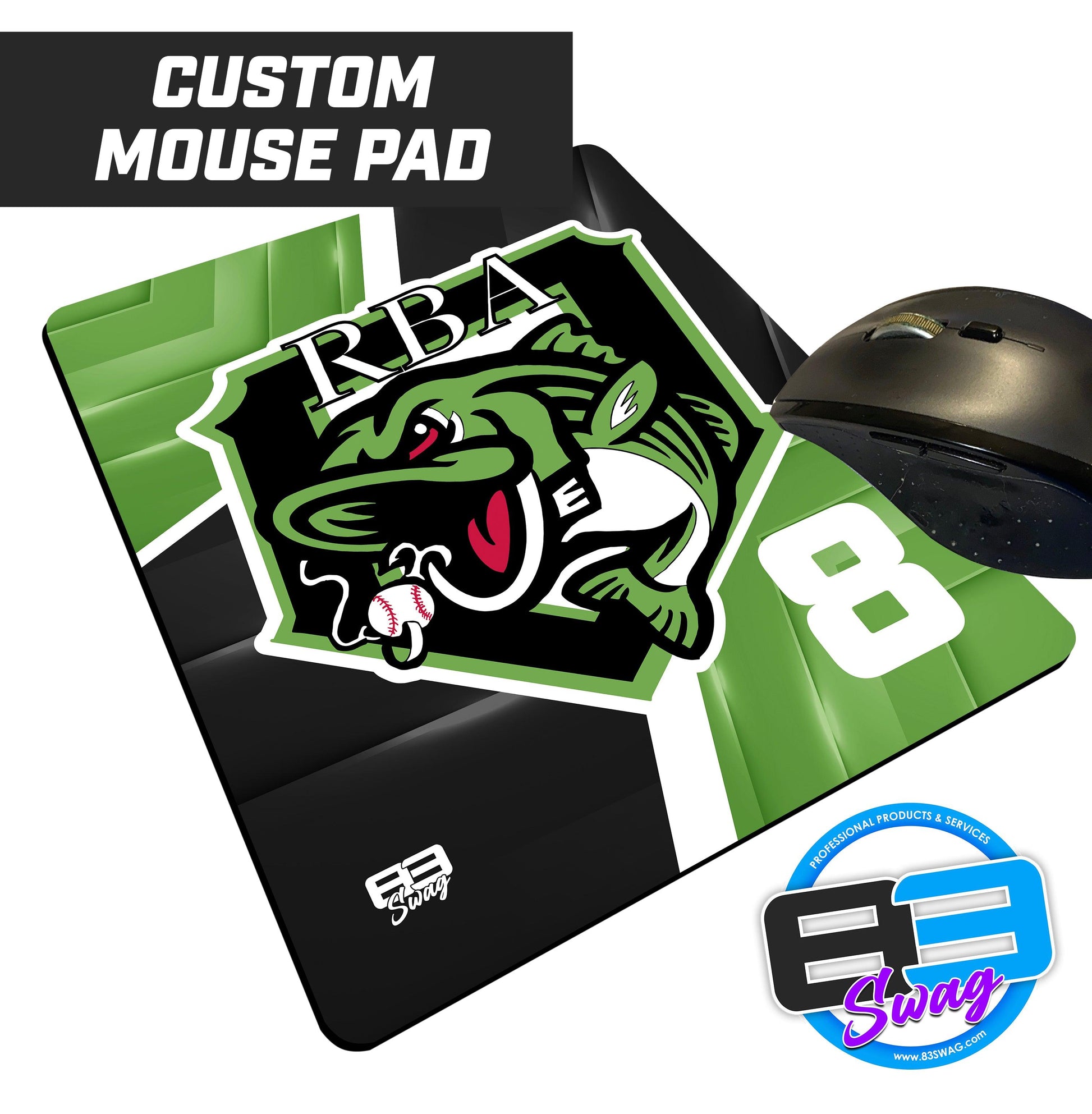 RBA Stripers Baseball - Mouse Pad - 83Swag