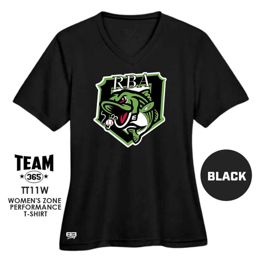 RBA Stripers Baseball V1 2024 Edition - Cool & Dry Performance Women's Shirt - MULTIPLE COLORS AVAILABLE - 83Swag