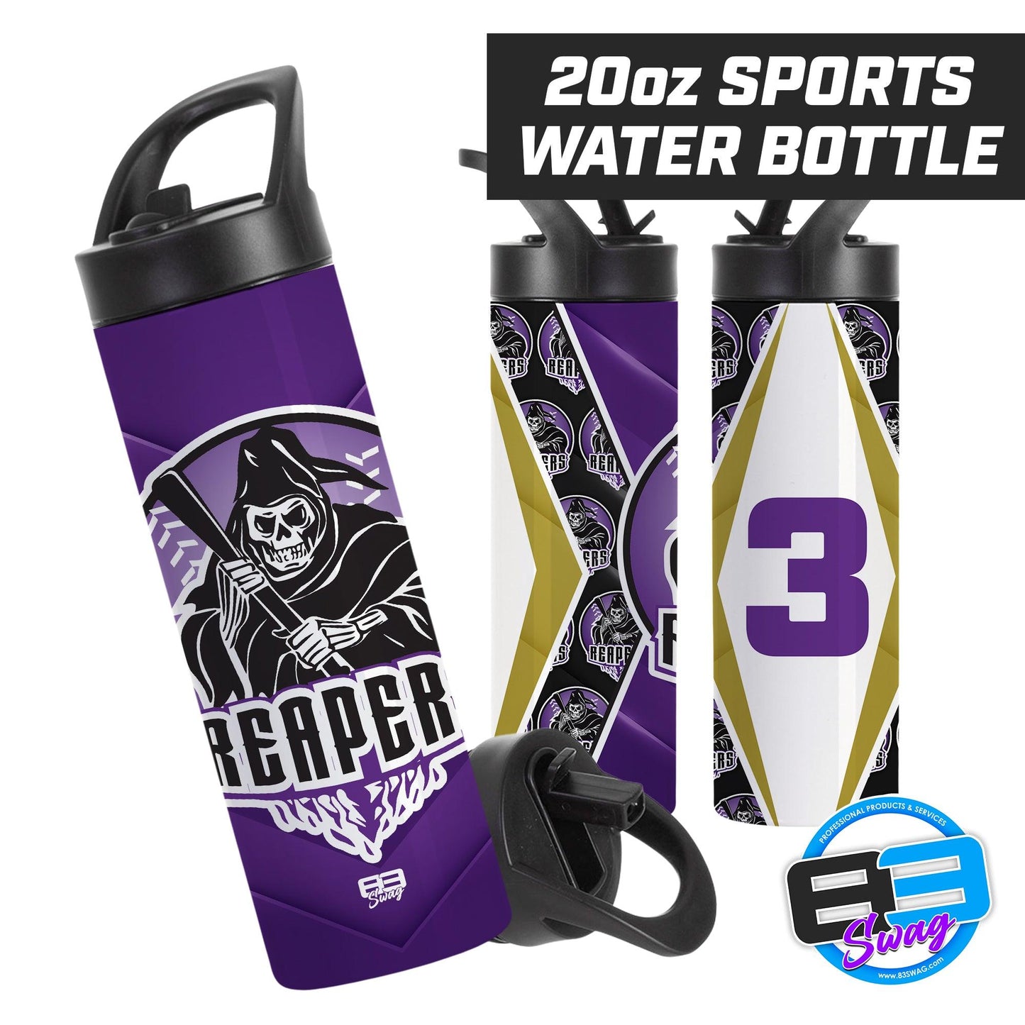 Reapers Softball - 20oz Sports Tumbler - 83Swag