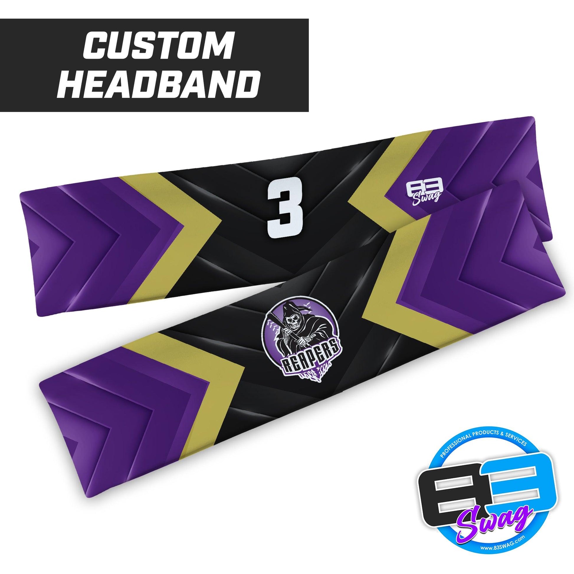 Reapers Softball - Headband - 83Swag