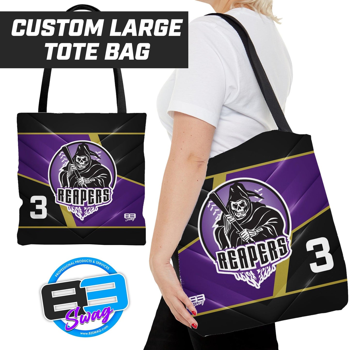 Reapers Softball - Tote Bag - 83Swag