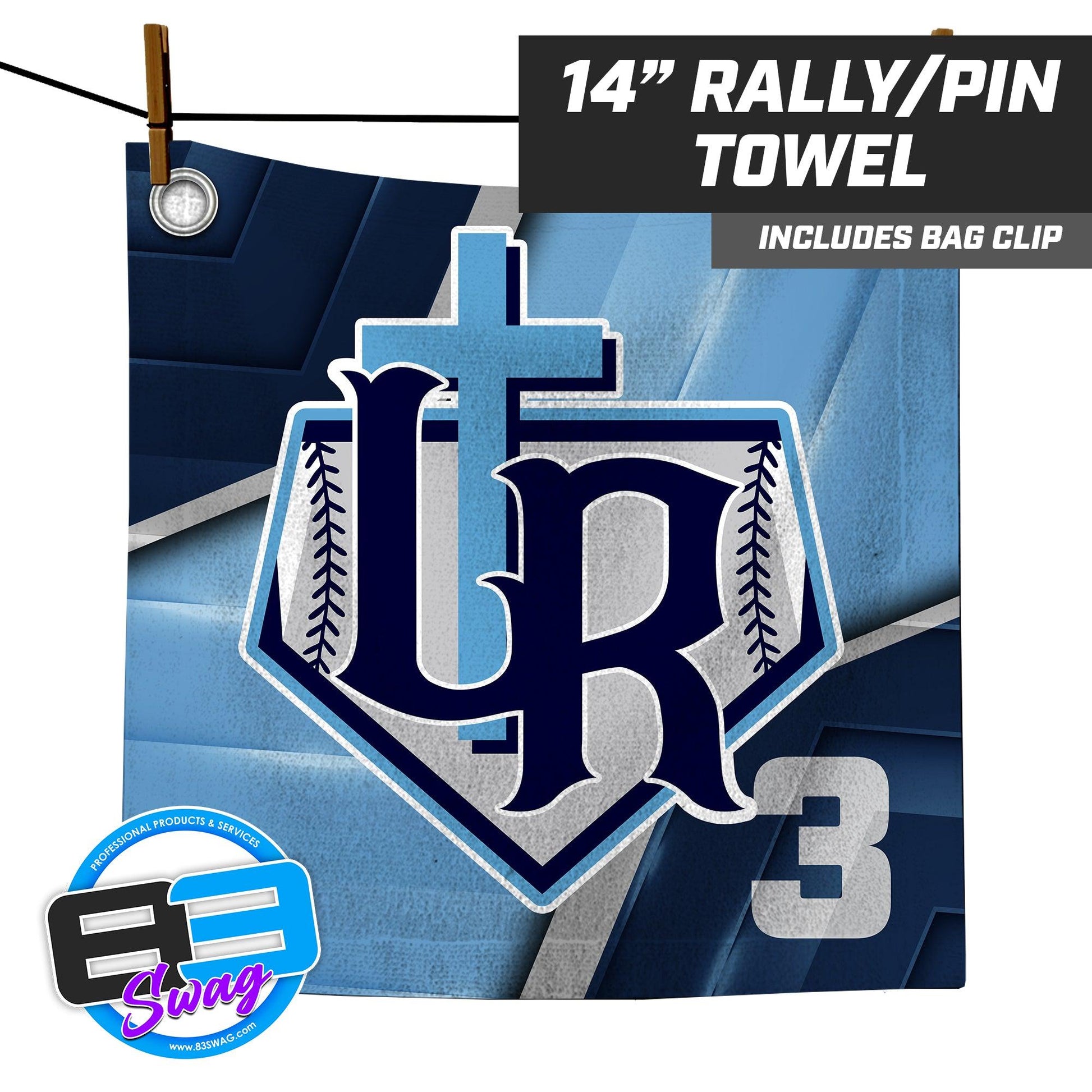 Reign Baseball - 14"x14" Rally Towel - 83Swag