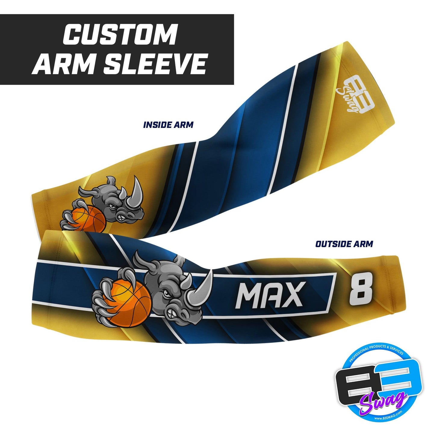 Rhino Basketball - Arm Sleeves - 83Swag