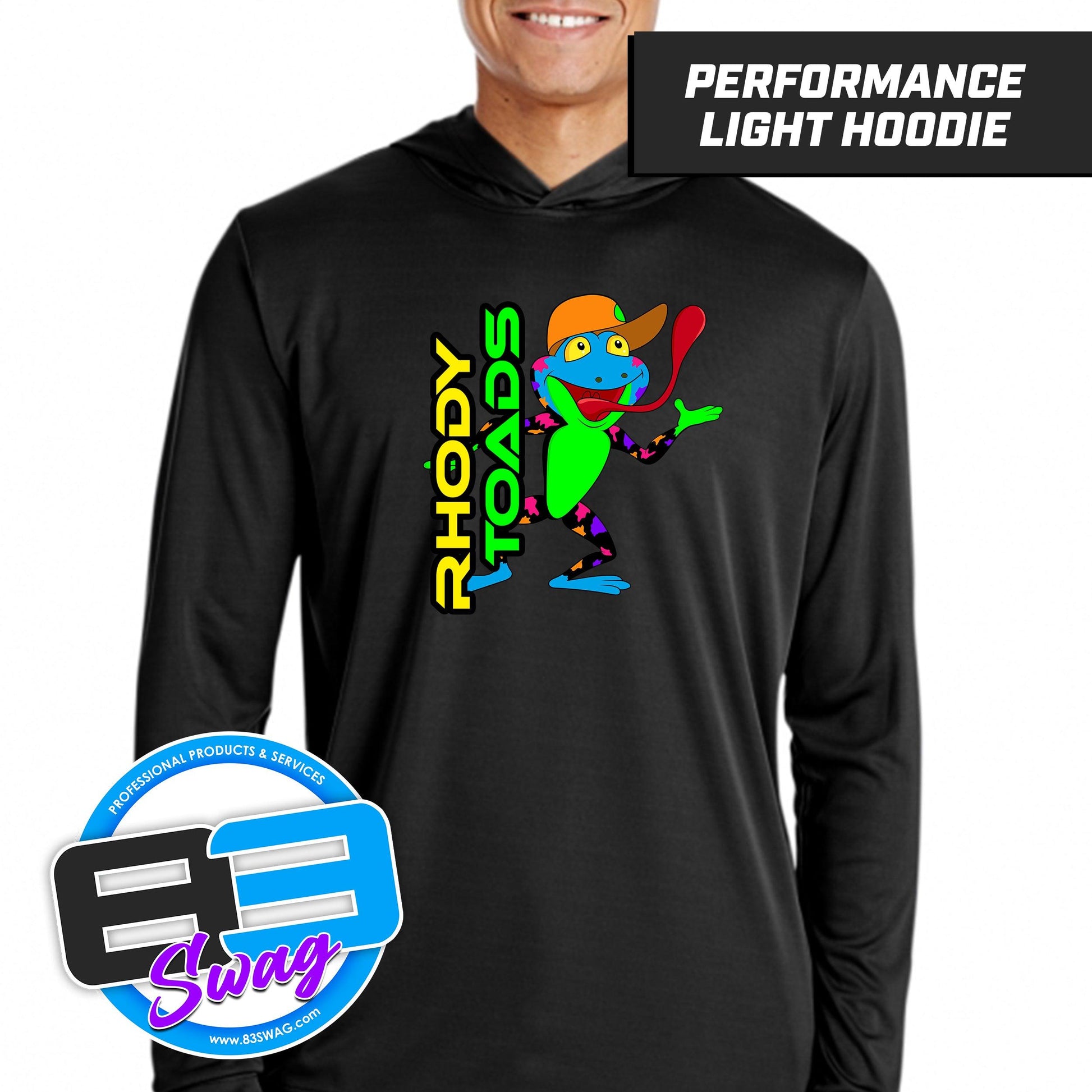 RHODY TOADS CoEd Softball - Lightweight Performance Hoodie - 83Swag