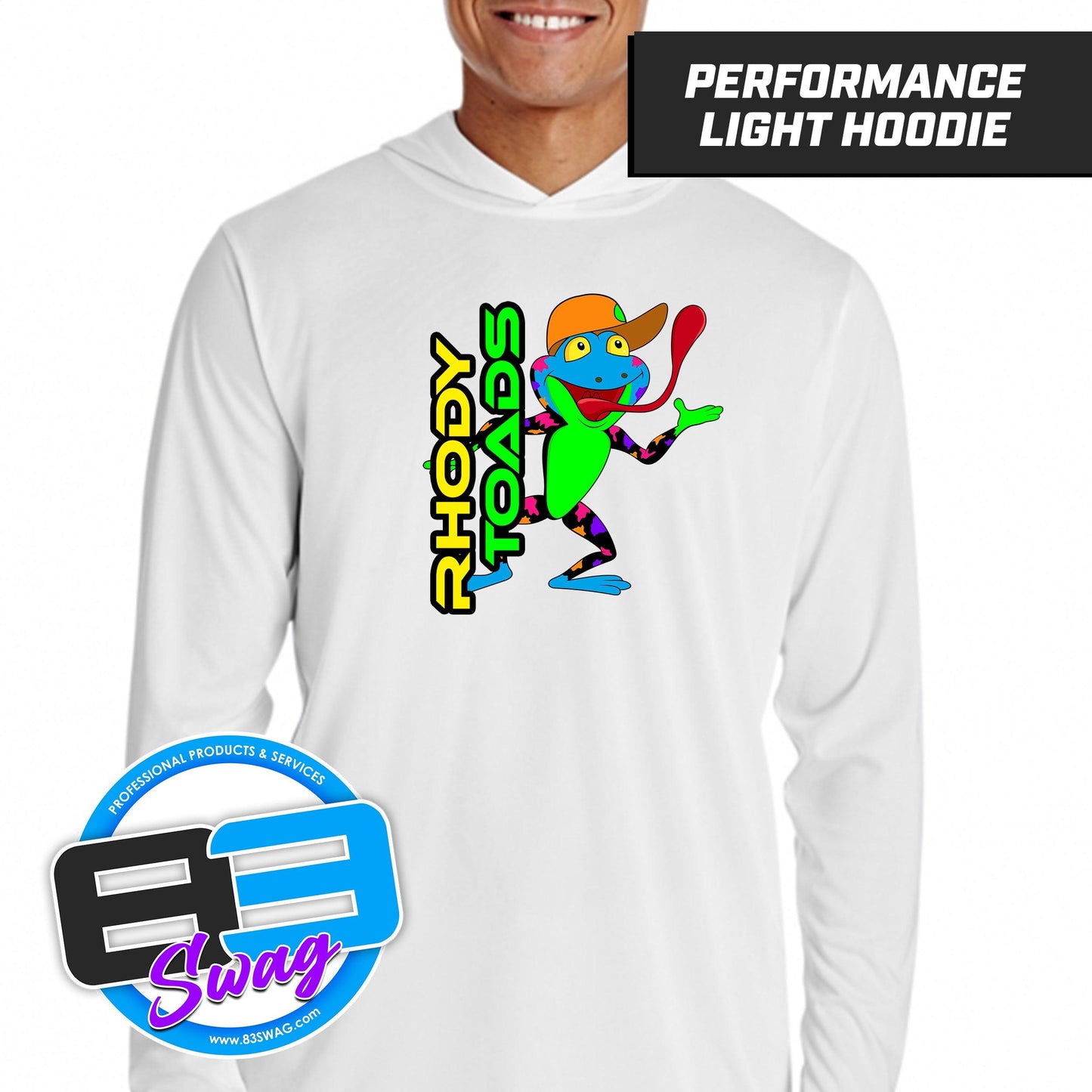 RHODY TOADS CoEd Softball - Lightweight Performance Hoodie - 83Swag