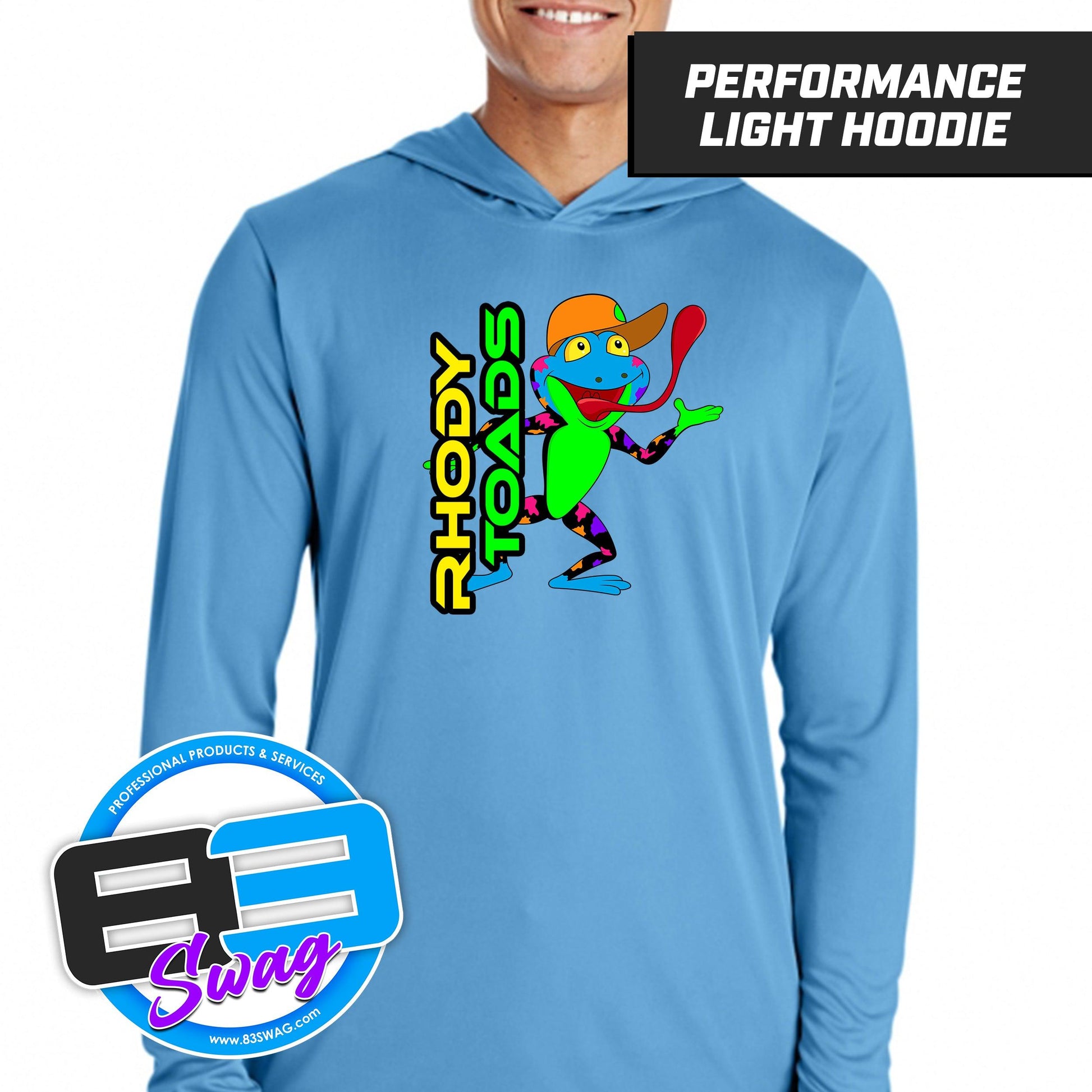 RHODY TOADS CoEd Softball - Lightweight Performance Hoodie - 83Swag