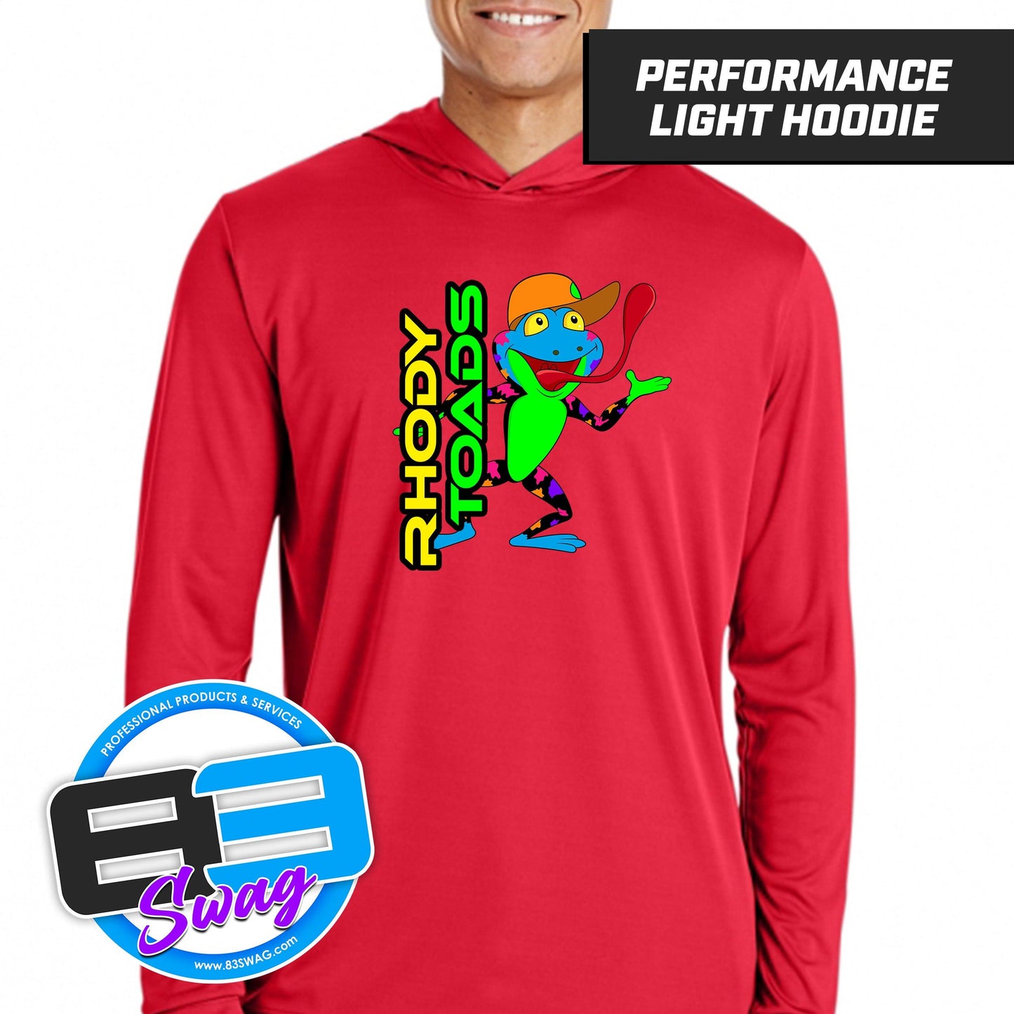 RHODY TOADS CoEd Softball - Lightweight Performance Hoodie - 83Swag