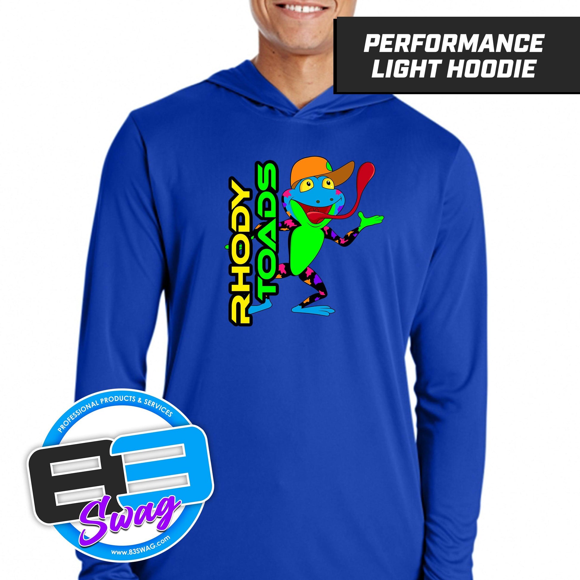 RHODY TOADS CoEd Softball - Lightweight Performance Hoodie - 83Swag