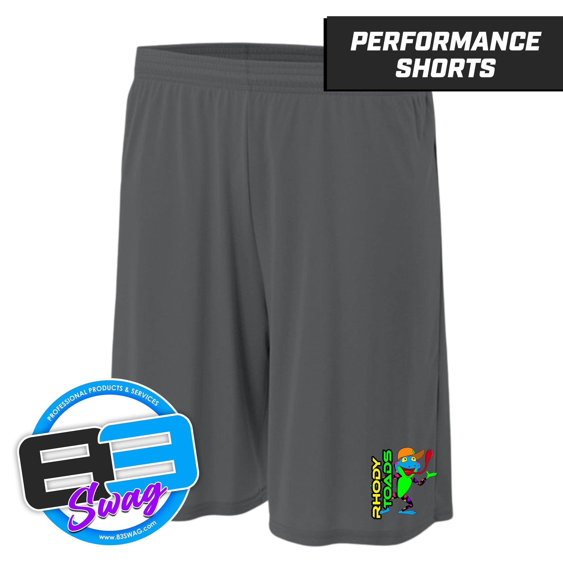 RHODY TOADS CoEd Softball - Youth & Adult Zone Performance Shorts - 83Swag