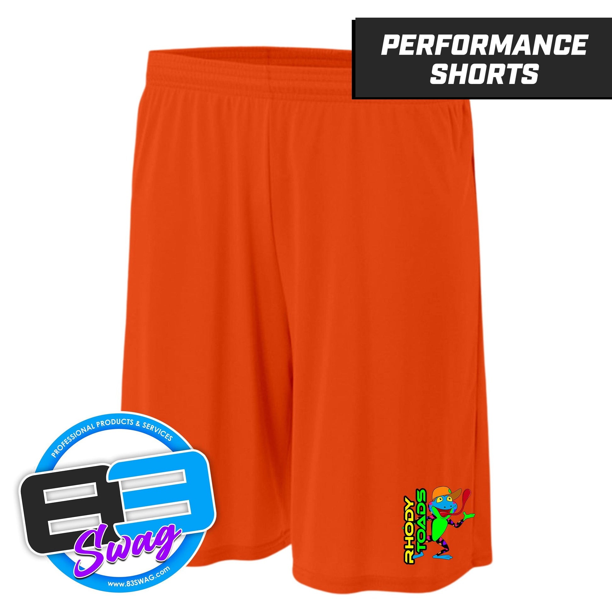 RHODY TOADS CoEd Softball - Youth & Adult Zone Performance Shorts - 83Swag