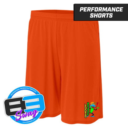 RHODY TOADS CoEd Softball - Youth & Adult Zone Performance Shorts - 83Swag