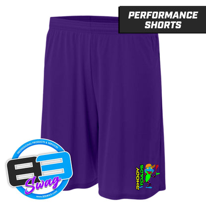 RHODY TOADS CoEd Softball - Youth & Adult Zone Performance Shorts - 83Swag