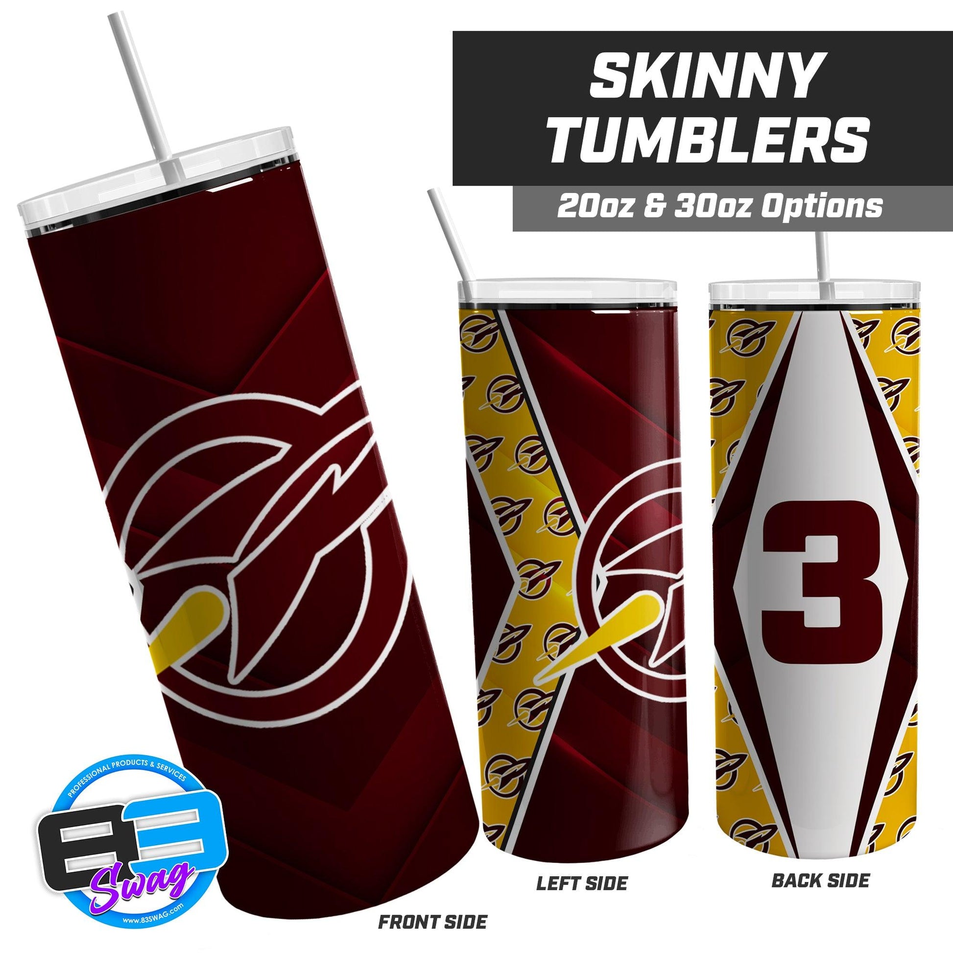 Richmond Rockets - 20oz & 30oz Skinny Tumbler - 83Swag