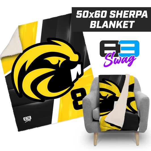 Riverside Football - 50”x60” Plush Sherpa Blanket - 83Swag