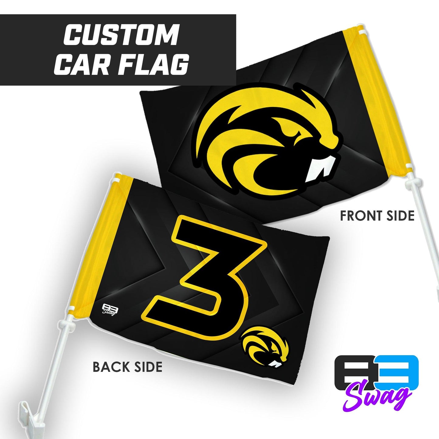 Riverside Football - Car Flag - 83Swag