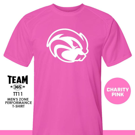 Riverside Football - CHARITY PINK - Crew - Performance T-Shirt - 83Swag