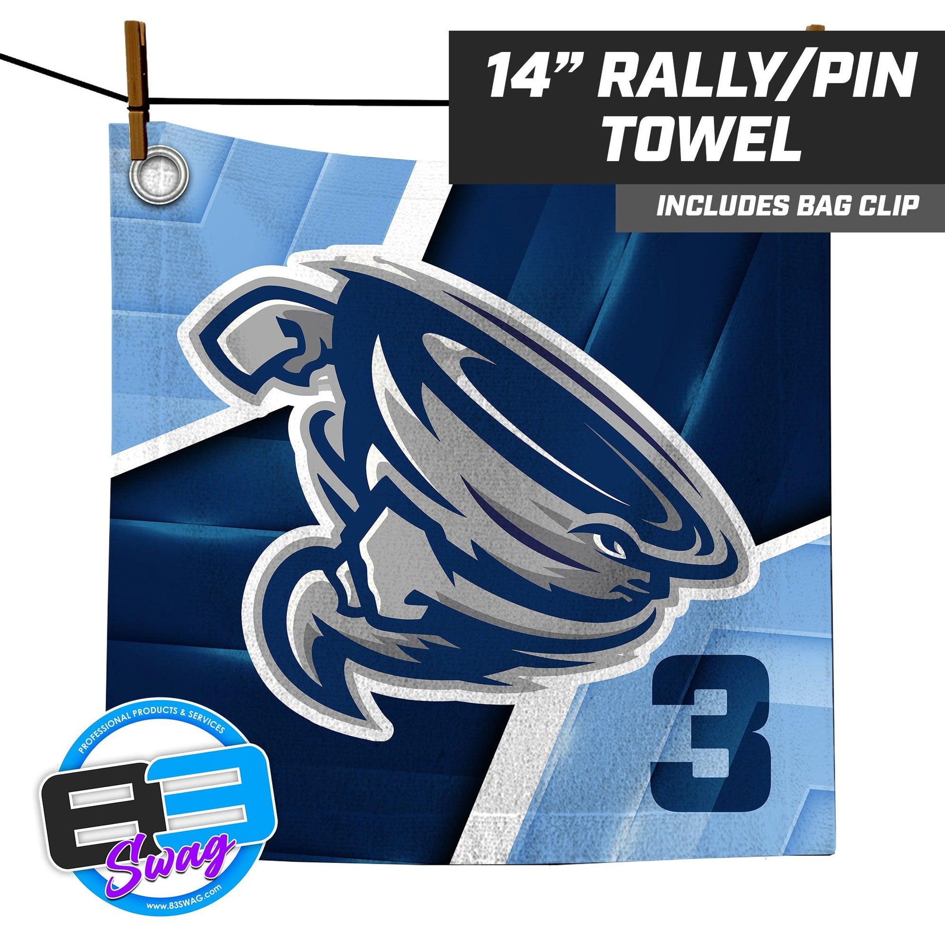 Roosevelt Cyclones - 14"x14" Rally Towel - 83Swag