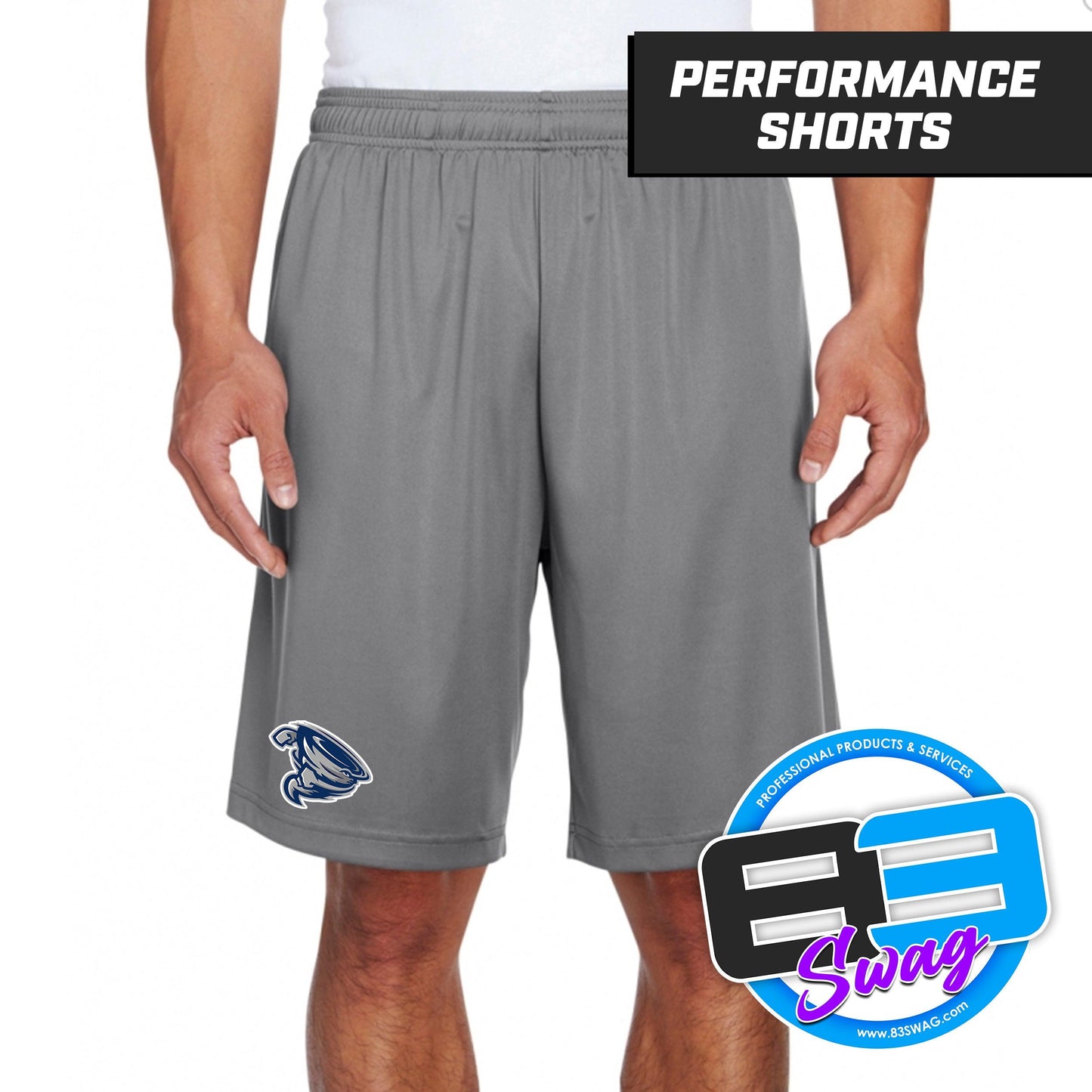 Roosevelt Cyclones - GRAPHITE - Youth & Adult Zone Performance Shorts - 83Swag