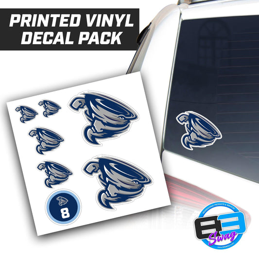 Roosevelt Cyclones - Logo Vinyl Decal Pack - 83Swag