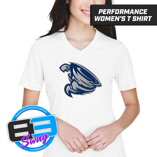 Roosevelt Cyclones - WHITE - Cool & Dry Performance Women's Shirt - 83Swag