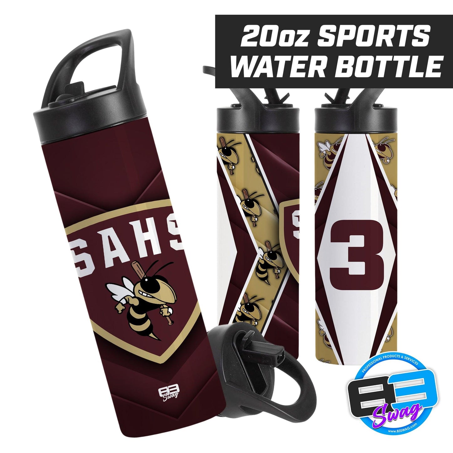 SAHS - St. Augustine Baseball - 20oz Sports Tumbler - 83Swag