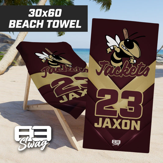 SAHS - St. Augustine Baseball - 30"x60" Beach Towel - 83Swag