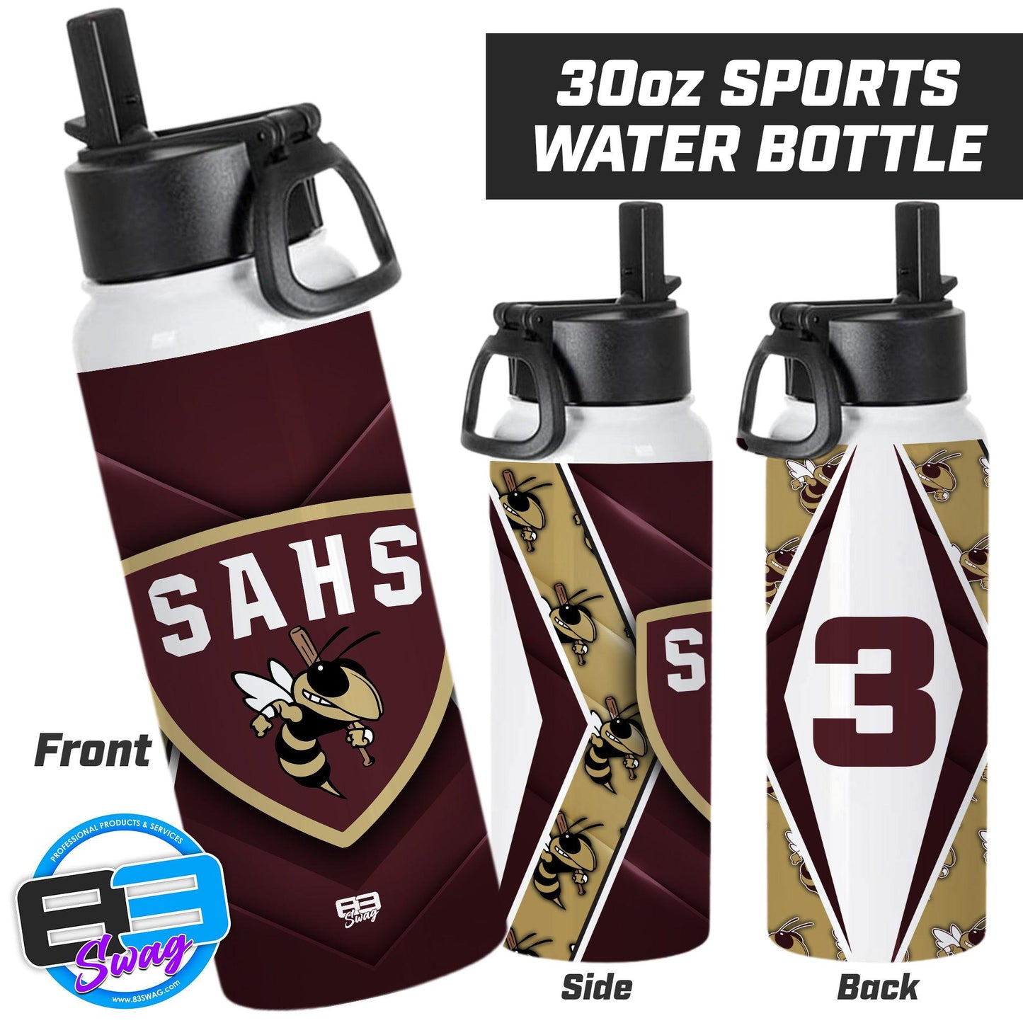 SAHS - St. Augustine Baseball - 30oz Sports Tumbler - 83Swag