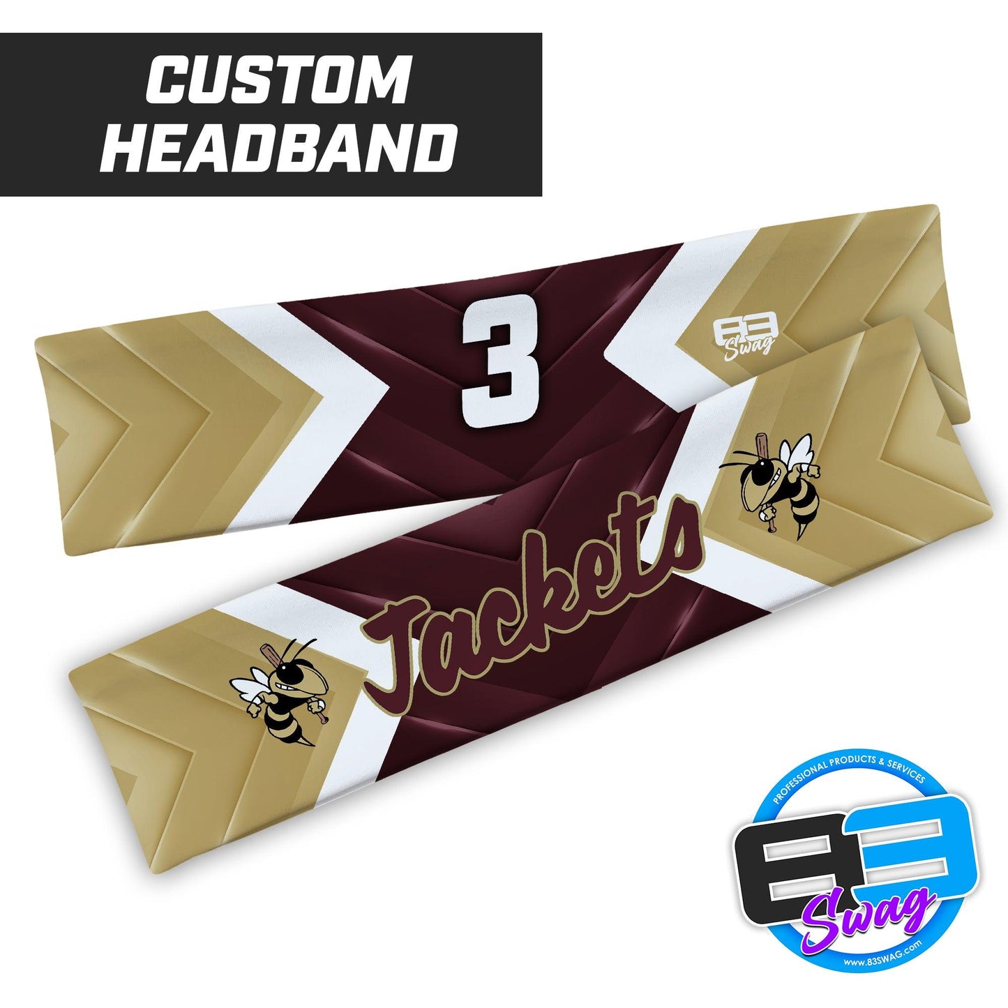 SAHS - St. Augustine Baseball - Headband - 83Swag