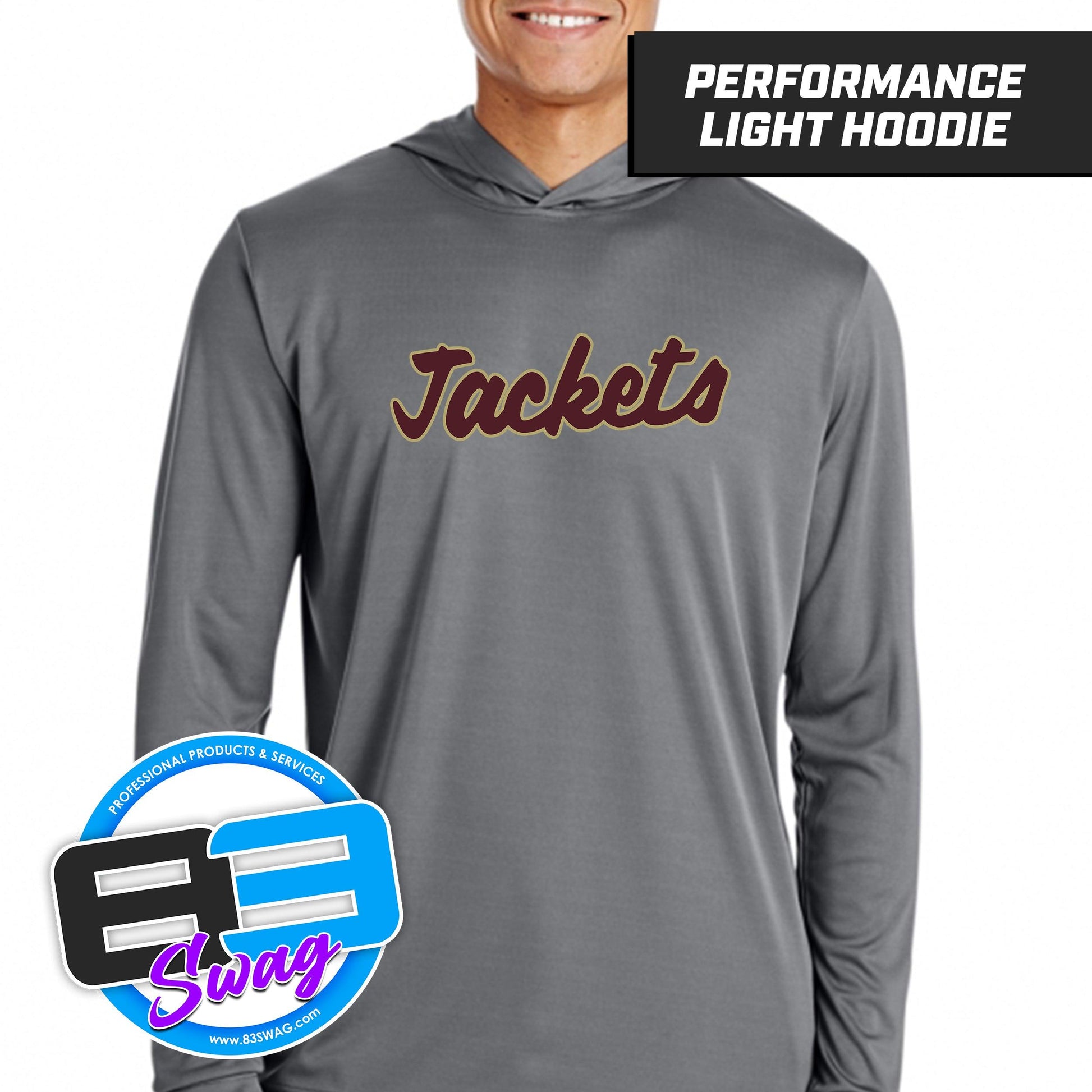 SAHS - St. Augustine Baseball - LOGO 1 - Lightweight Performance Hoodie - 83Swag