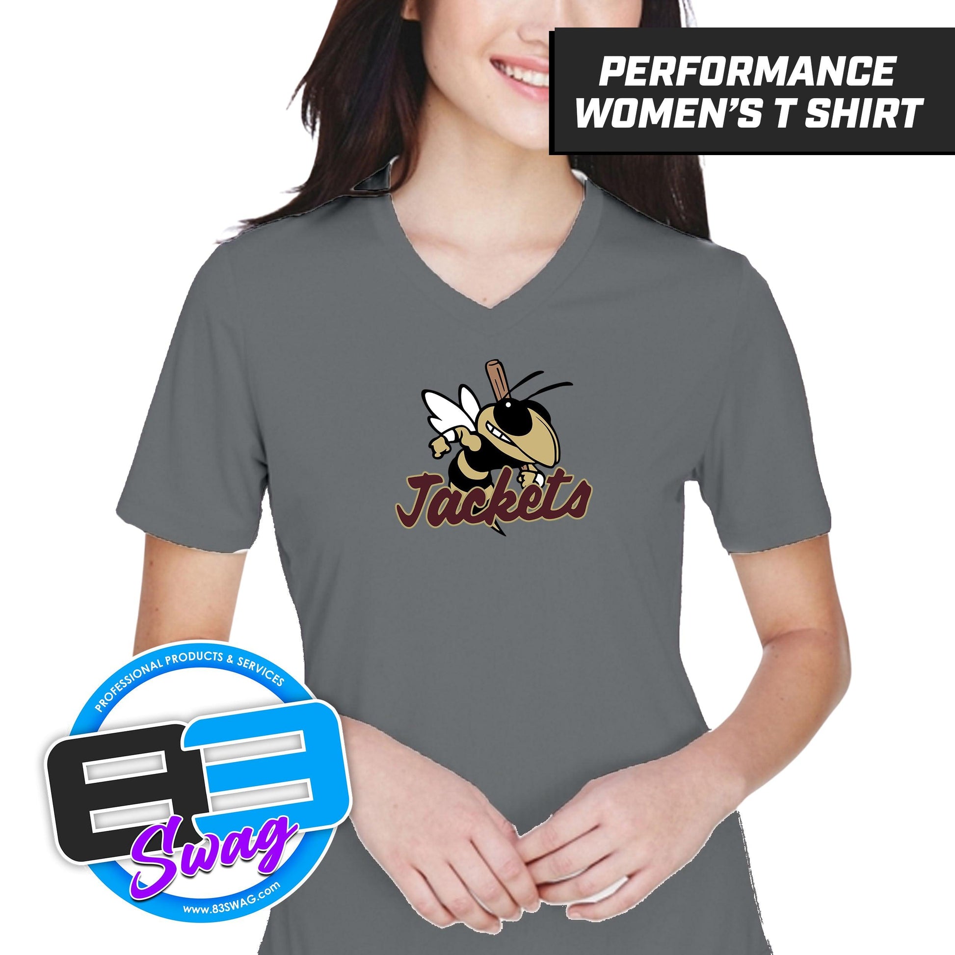 SAHS - St. Augustine Baseball - LOGO 3 - Cool & Dry Performance Women's Shirt - 83Swag