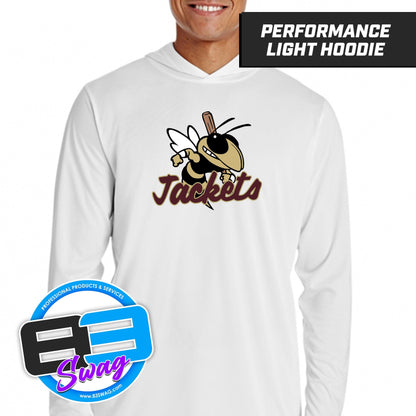 SAHS - St. Augustine Baseball - LOGO 3 - Lightweight Performance Hoodie - 83Swag