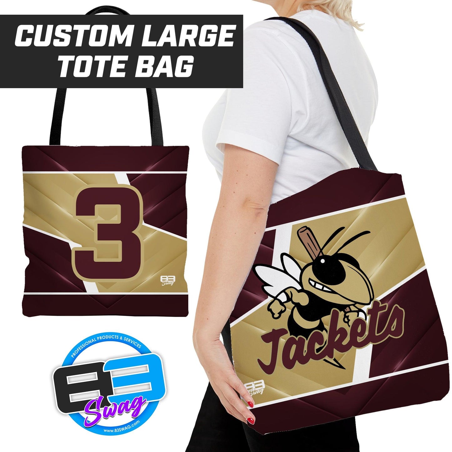 SAHS - St. Augustine Baseball - Tote Bag - 83Swag