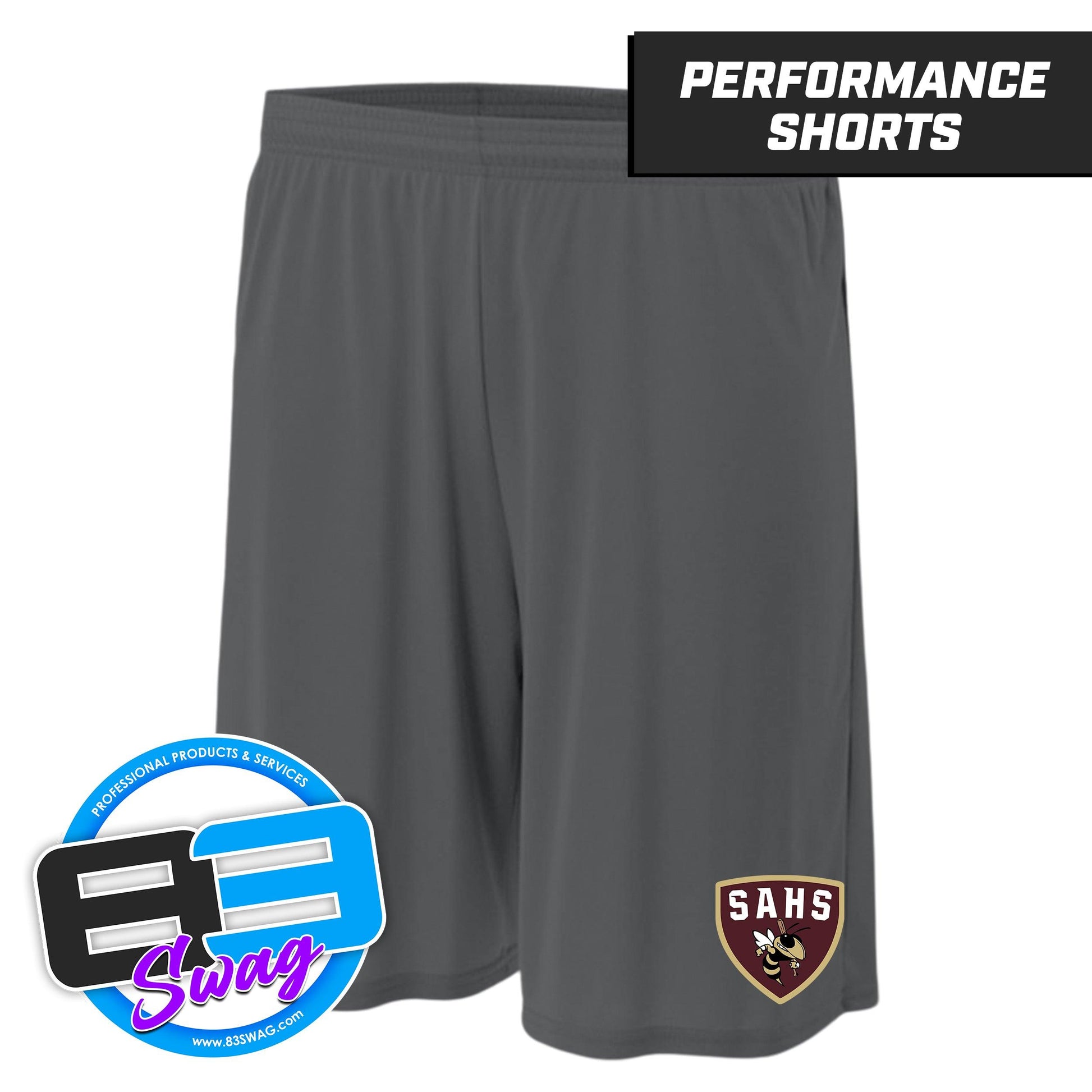 SAHS - St. Augustine Baseball - Youth & Adult Zone Performance Shorts - 83Swag