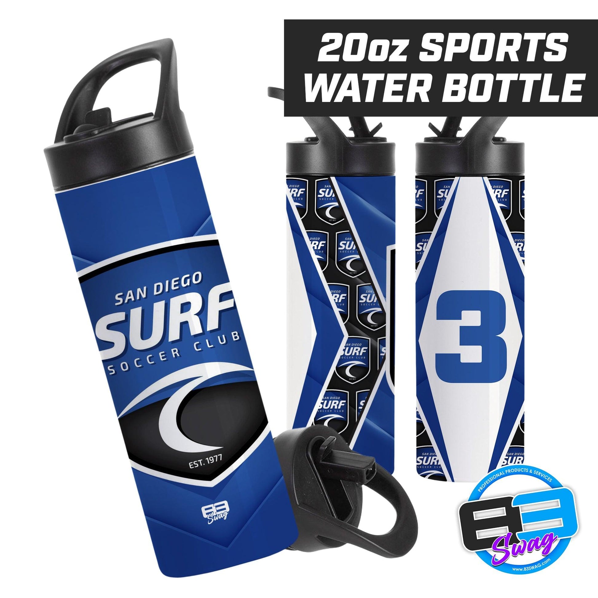 San Diego Surf Soccer - 20oz Sports Tumbler - 83Swag