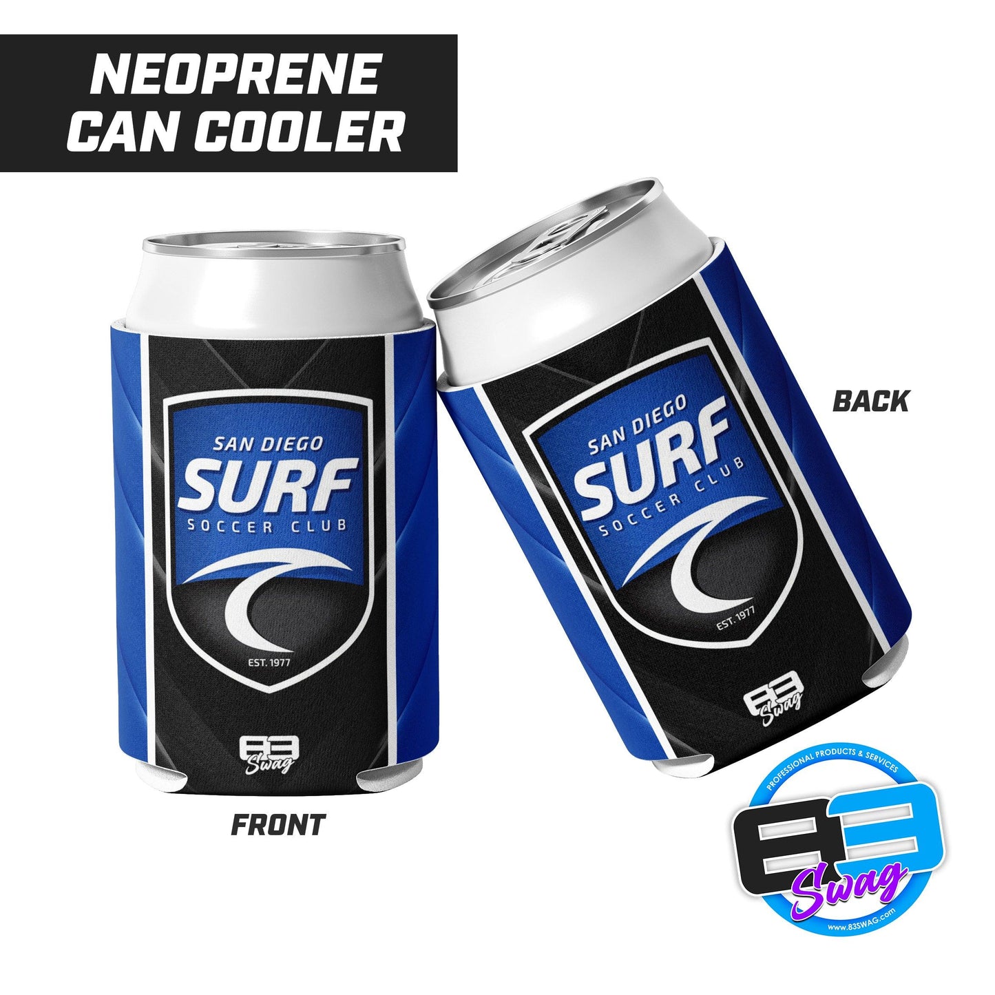 San Diego Surf Soccer - Can Cooler - 83Swag