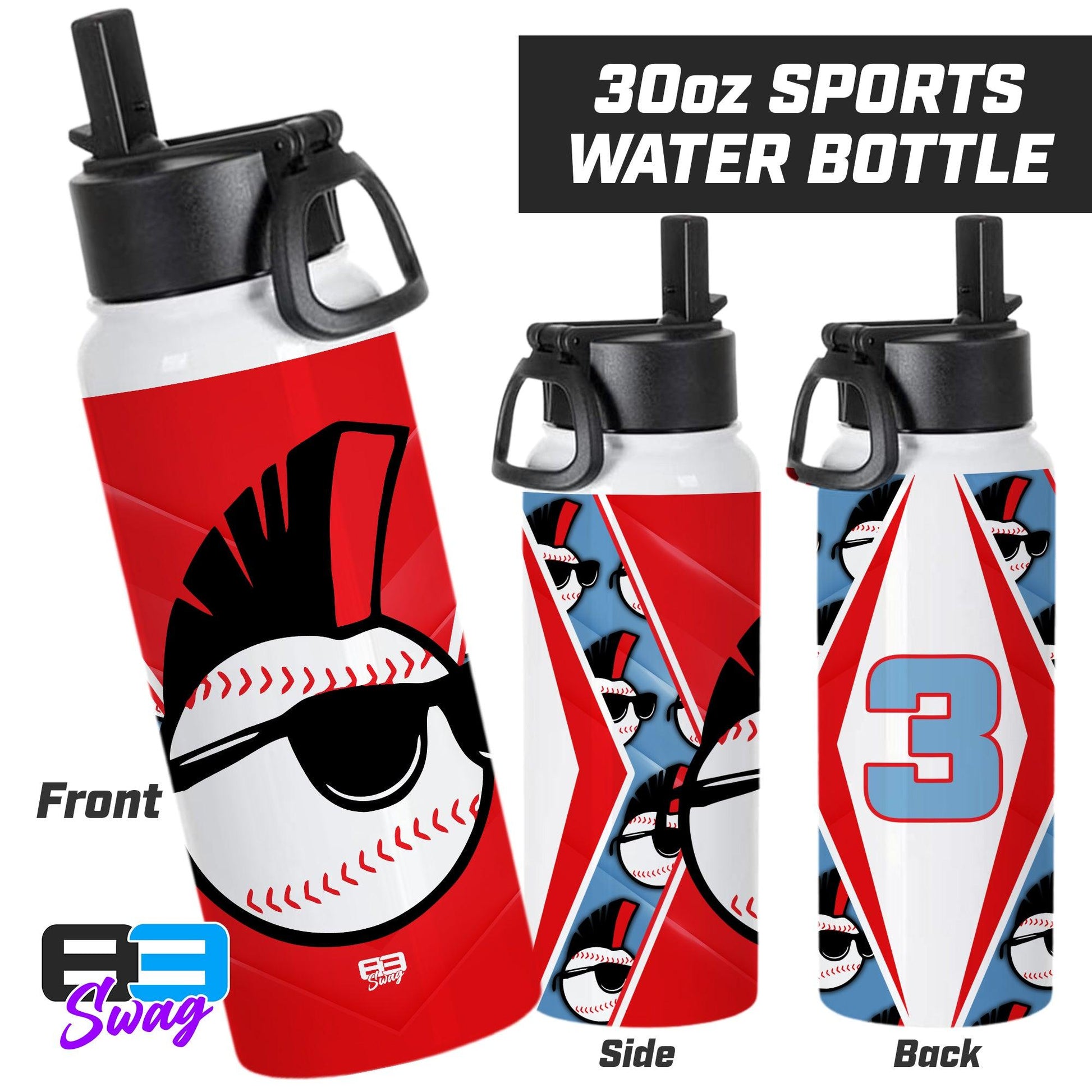 Screwballs Baseball - 30oz Sports Tumbler - 83Swag