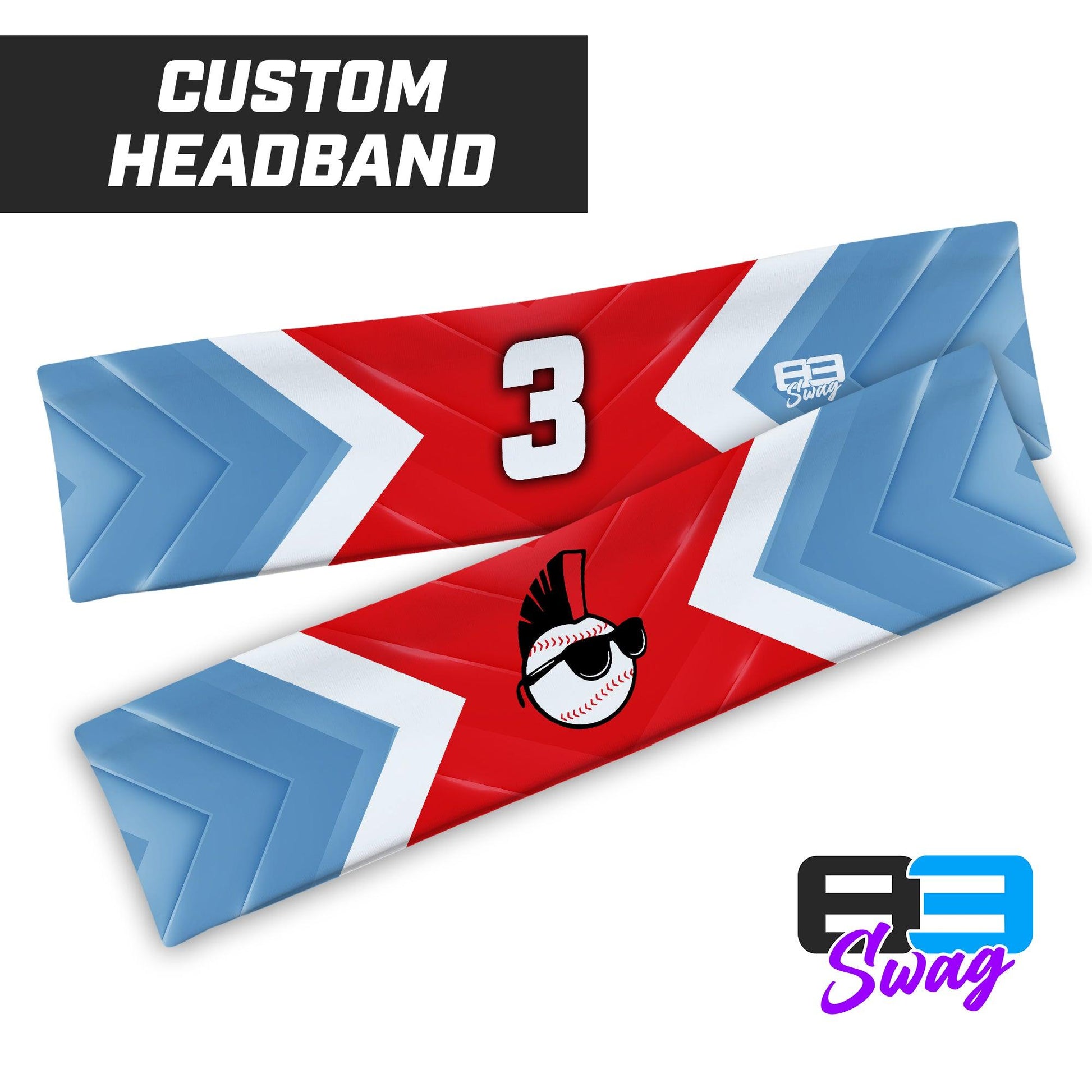 Screwballs Baseball - Headband - 83Swag