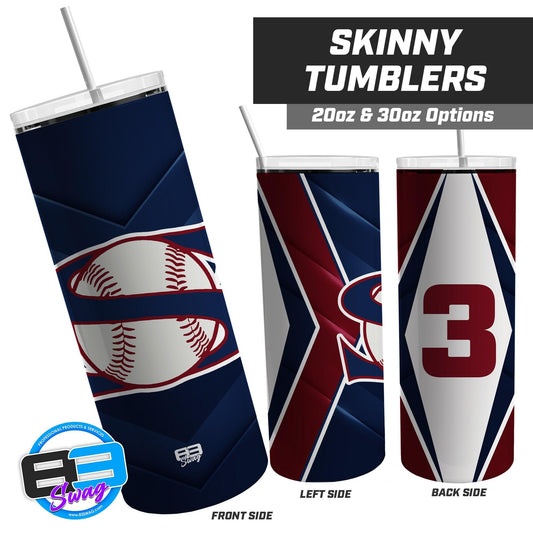 Showtime Baseball - 20oz & 30oz Skinny Tumbler - 83Swag