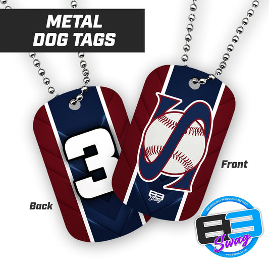 Showtime Baseball - Double Sided Dog Tags - Includes Chain - 83Swag