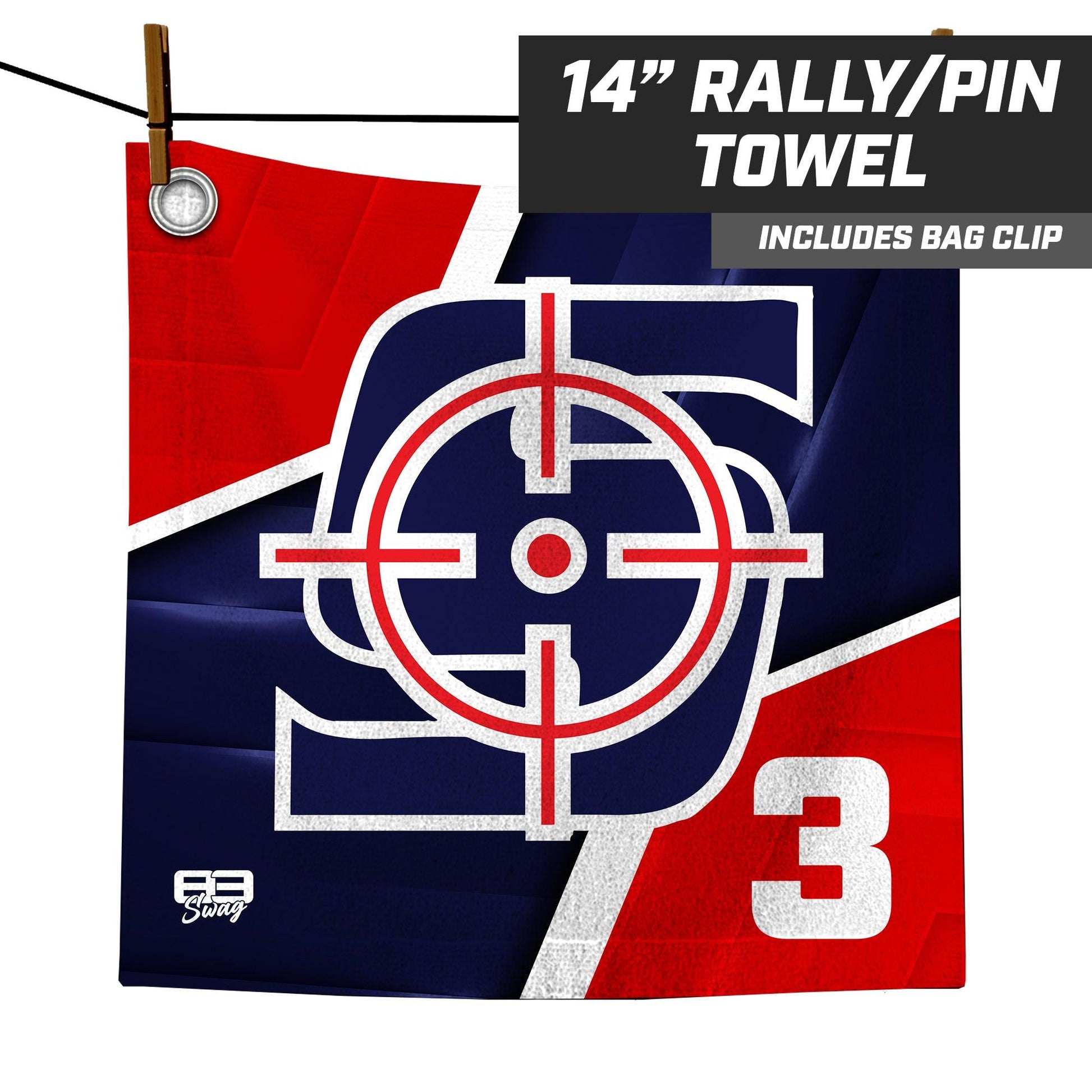 SJ Snipers Baseball - 14"x14" Rally Towel - 83Swag