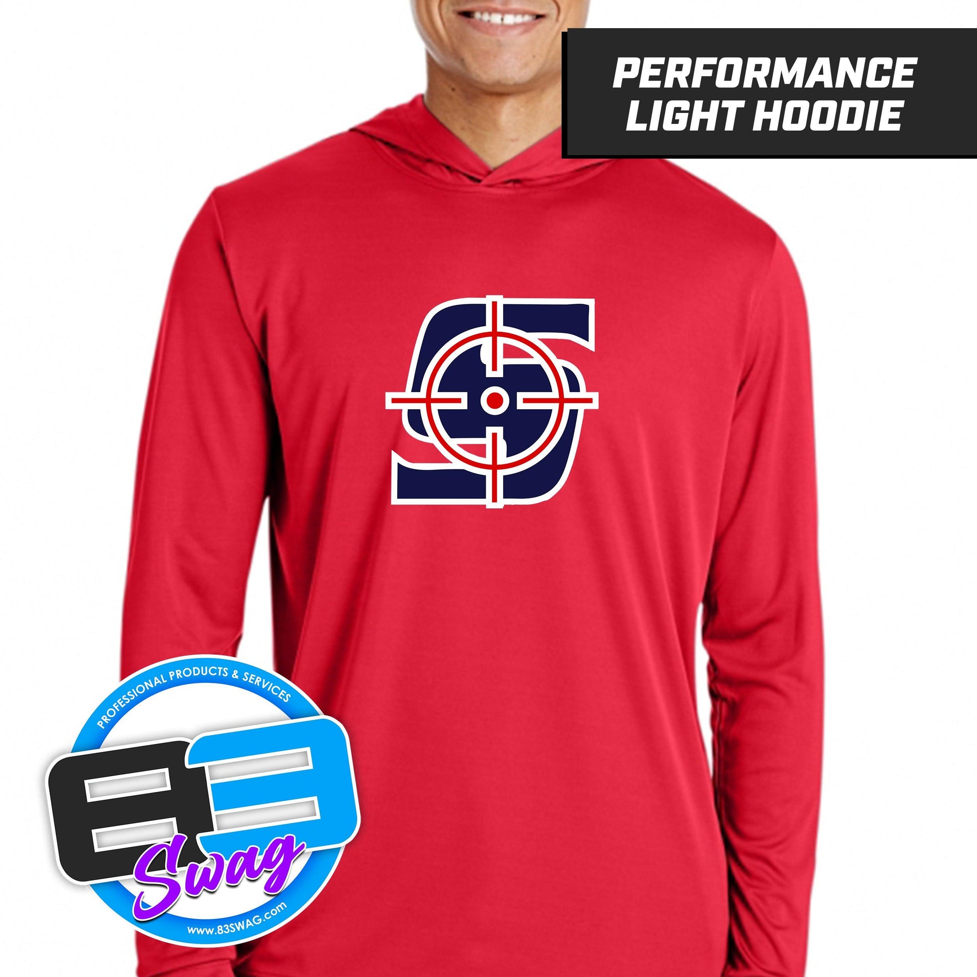 SJ Snipers Baseball - Lightweight Performance Hoodie - 83Swag