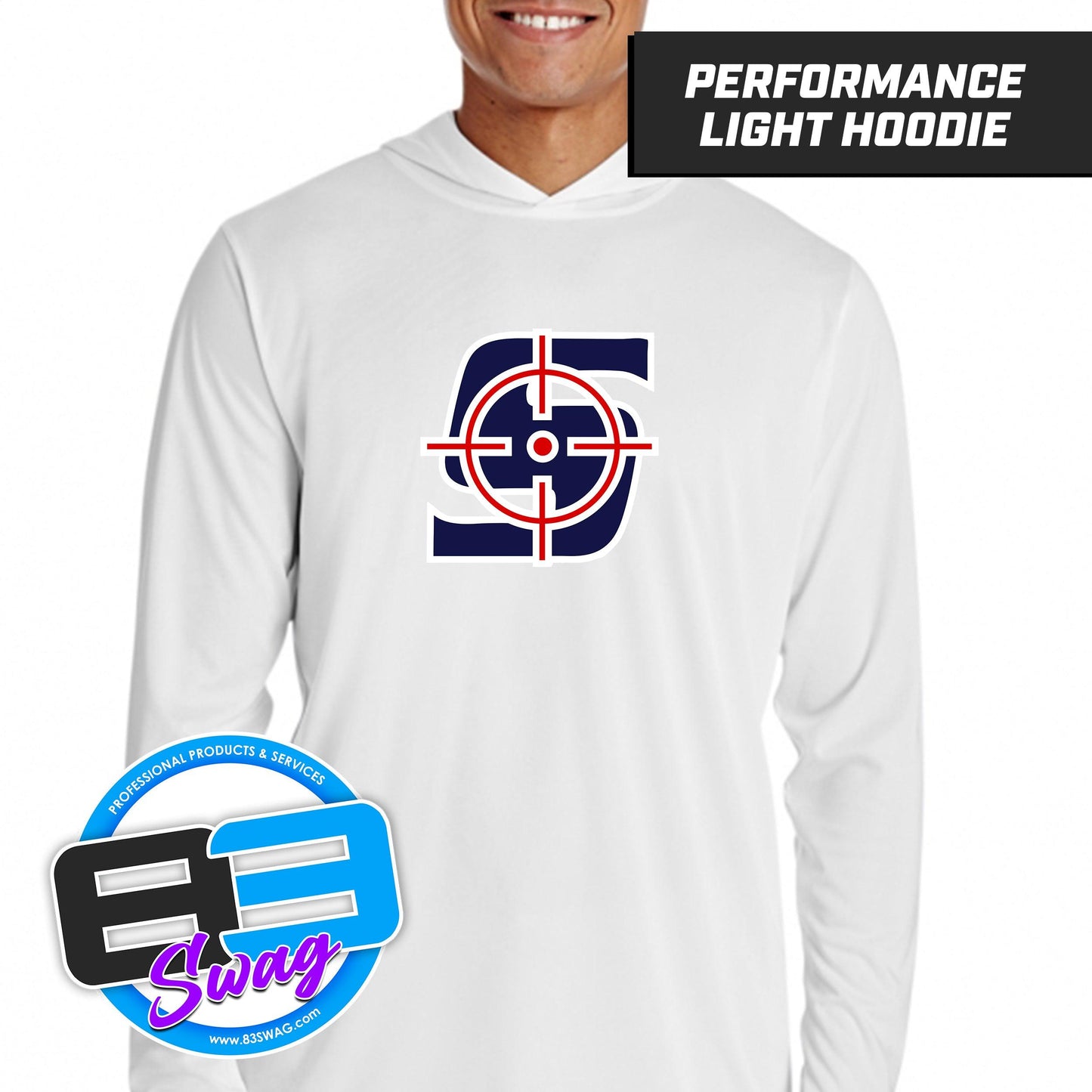 SJ Snipers Baseball - Lightweight Performance Hoodie - 83Swag