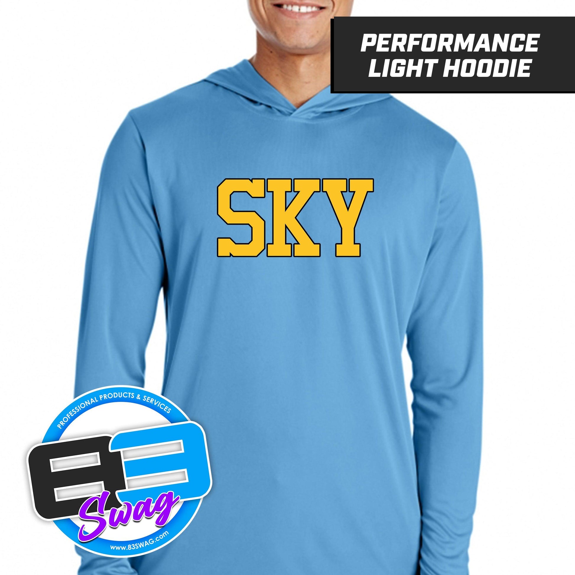 SKY Volleyball - Lightweight Performance Hoodie - 83Swag