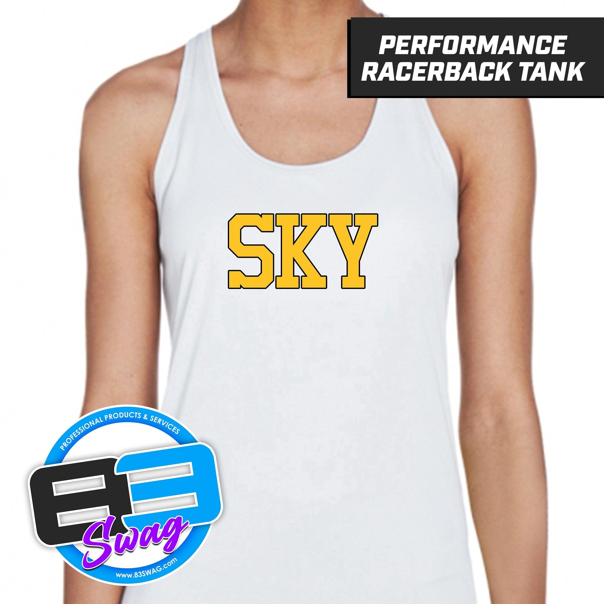 SKY Volleyball - Women's Zone Performance Racerback Tank - 83Swag