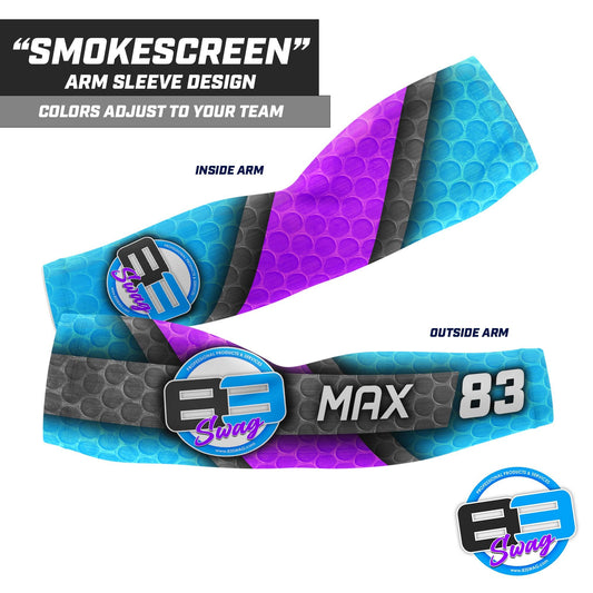 SMOKESCREEN Design - Custom Arm Sleeve - Supply Your Team Logo & Colors! - 83Swag