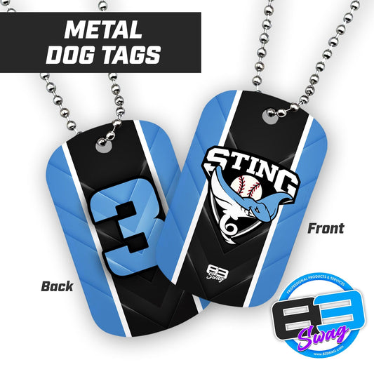Southwest Sting Baseball - Double Sided Dog Tags - Includes Chain - 83Swag